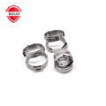 Stainless Steel Single Ear Pinch hose fittings O ring hose clamp